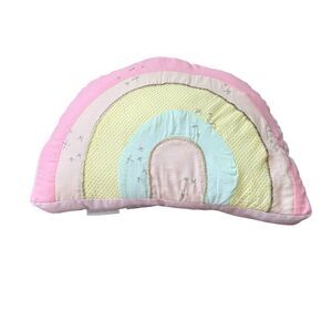 Pottery Barn Kids 'Retro Rainbow Shaped' Decorative Throw Pillow 16"X11"